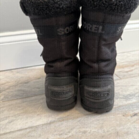 NEW Sorel Cumberland NL1101-010 Women’s Size 6 Black Waterproof Winter Boots - Picture 3 of 8